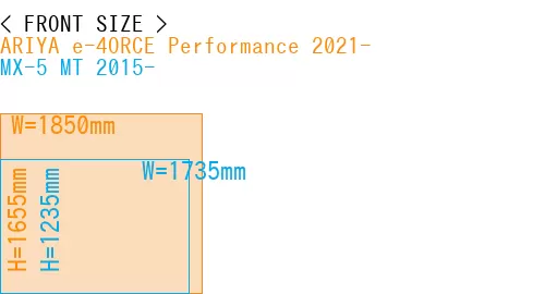 #ARIYA e-4ORCE Performance 2021- + MX-5 MT 2015-